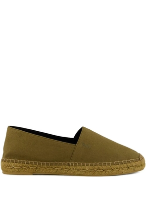 Saint Laurent rubber-sole espadrilles - Green