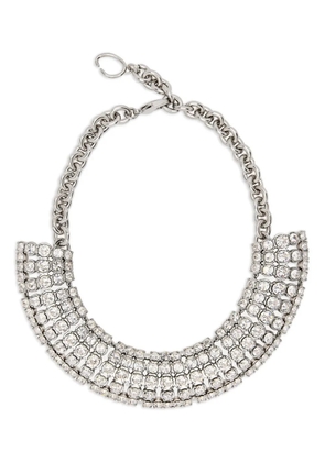 Oscar de la Renta crystal-embellished necklace - Silver