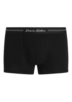 Dolce & Gabbana logo-waistband boxers - Black