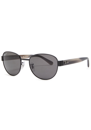 Ray-ban Round-frame Sunglasses - Black - One Size