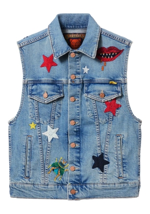 La DoubleJ x Mother The Clean Armhole Drifter vest - Blue