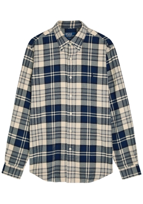 Polo Ralph Lauren Plaid Flannel Shirt - Navy - L