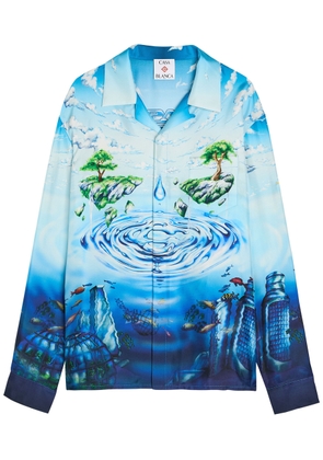 Casablanca Lost Atlantis Printed Silk Shirt - Multicoloured 1 - S
