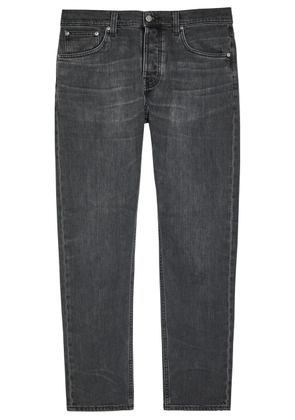 Nudie Jeans Ollie Slim Straight-leg Jeans - Dark Grey - 38 (W38 / Xxl)