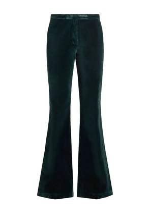 ETRO velvet flared trousers - Green