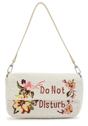 Staud Timmy Embroidered Beaded Shoulder bag - Pink - One Size