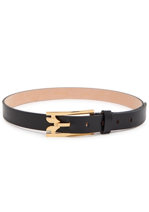 Victoria Beckham Pin-buckle Leather Belt - Black - 80 (UK 10 / M)