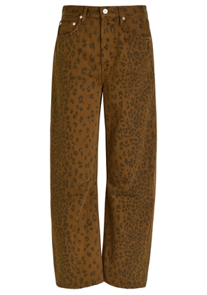 Citizens OF Humanity Miro Leopard-print Barrel-leg Jeans - Brown - 29 (W29 / UK12 / M)