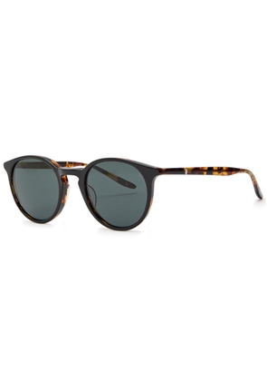 Barton Perreira Princeton Round-frame Sunglasses - Black - One Size