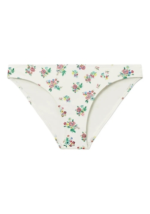 Tory Burch printed bikini bottoms - Neutrals
