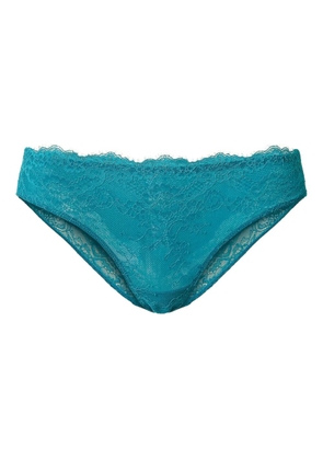 TWINSET lace-trim briefs - Blue