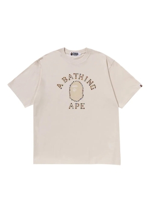 A BATHING APE® College Relaxed T-shirt - Neutrals