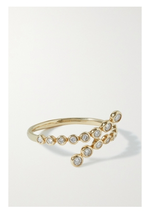 STONE AND STRAND - 10-karat Gold Diamond Ring - 5,6,7