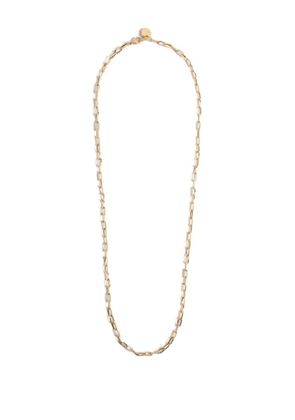 La DoubleJ chain-link necklace - Gold