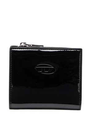 Diesel Play III patent leather cardholder - Black