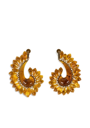 ETRO paisley droplet earrings - Gold