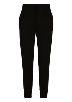 Dolce & Gabbana wool-cashmere track pants - Black