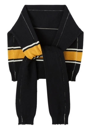 AMBUSH knitted jumper-style shawl - Black