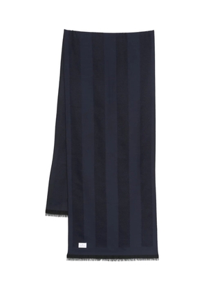 Manuel Ritz striped scarf - Blue