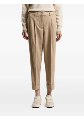 Peserico pleated-details trousers - Neutrals