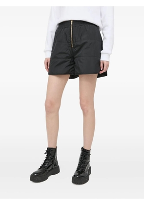 Notes du Nord quilted zip-front shorts - Green