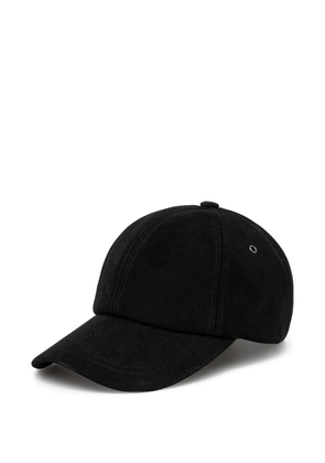 Paul Smith leather baseball cap - Black