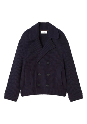 Lanvin double-breasted cardigan - Blue