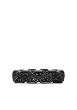 David Yurman Hex black diamond ring
