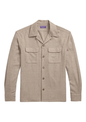 Ralph Lauren Purple Label check-print shirt - Neutrals
