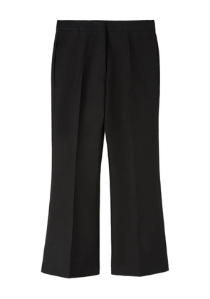 Jil Sander cotton cropped trousers - Black
