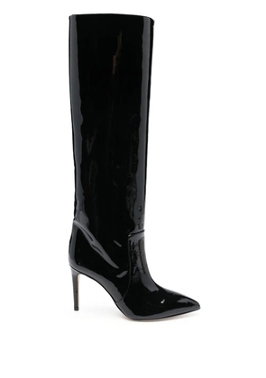 Paris Texas pointed-toe 90mm heeled boots - Black