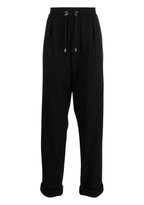 Balmain drawstring tapered track pants - Black