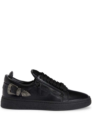 Giuseppe Zanotti GZ94 Deluxe double-zip low-top sneakers - Black