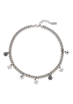 Marc Jacobs x Derrick Adams The Dice charm necklace - Silver