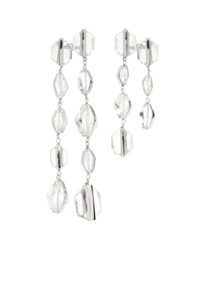 Jil Sander drop earrings - Silver