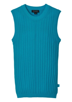 Marc Jacobs fine-ribbed merino-wool tank top - Blue