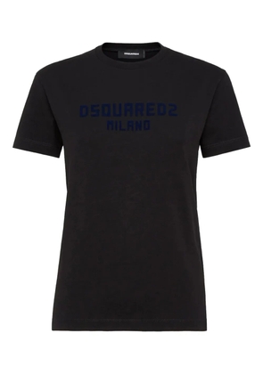DSQUARED2 logo-print cotton T-shirt - Black