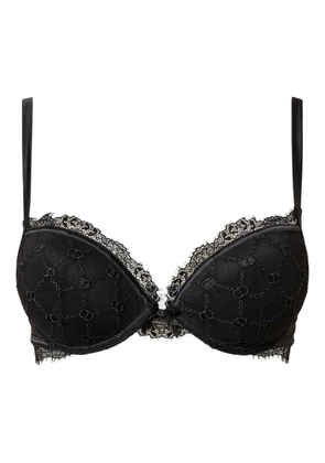 TWINSET woven lace push-up bra - Black