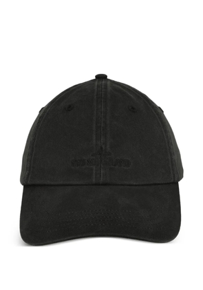 Stone Island logo-embroidered baseball cap - Black