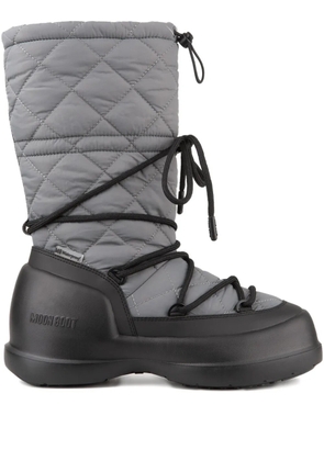 Moon Boot quilted rain boots - Grey