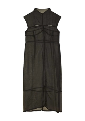 Patrizia Pepe silk midi dress - Black