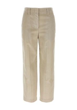 Brunello Cucinelli corduroy trousers - Neutrals