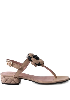 Pretty Ballerinas leather sandals - Neutrals