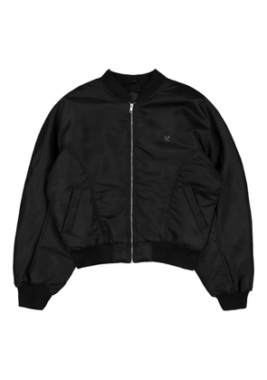 GmbH logo-motif bomber jacket - Black