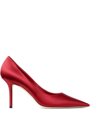 Jimmy Choo 85mm Love pointed-toe pumps - Red