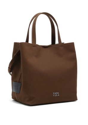Bimba y Lola logo-lettering tote bag - Green