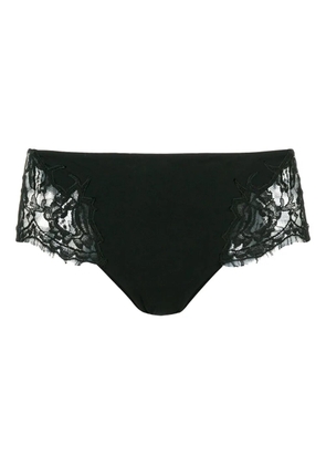 La Perla Lace Story Shorty briefs - Black