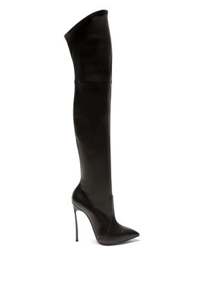 Casadei 115mm Blade boots - Black