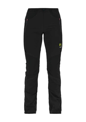 KARPOS logo-print trousers - Black