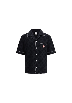 Casablanca Black Cotton Shortsleeve Shirt - L